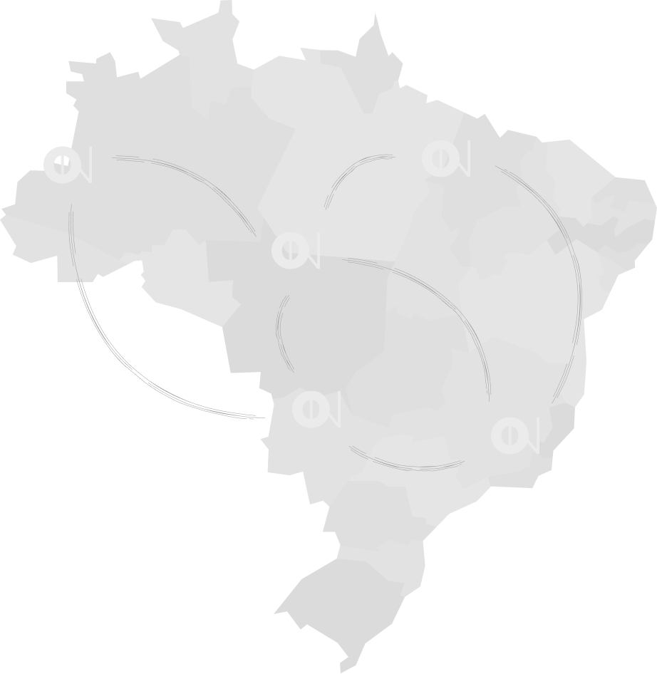 Mapa de atuação Onevision